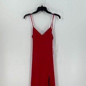 Women's Viavia Everyday Knit Salsa Red Maxi Dress S